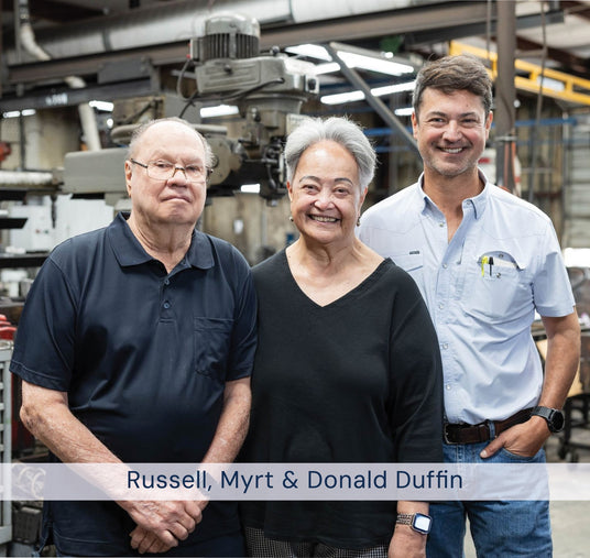 Russell, Myrt and Donald Duffin Family Photo