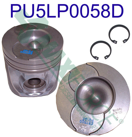 PU5LP0058D PERKINS 1004-42 PISTON, 1.00MM, WITH PIN AND CLIPS - Default Title (pu5lp0058d)